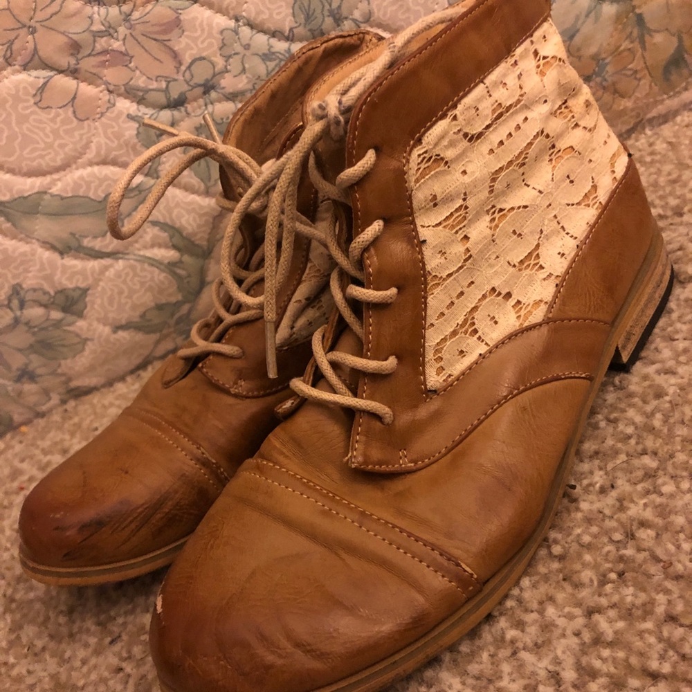 Light Brown Ankle Boots